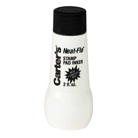 CARTERS Neat-Flo Bottle Inker, 2 oz/59.15 ml, Black 21448